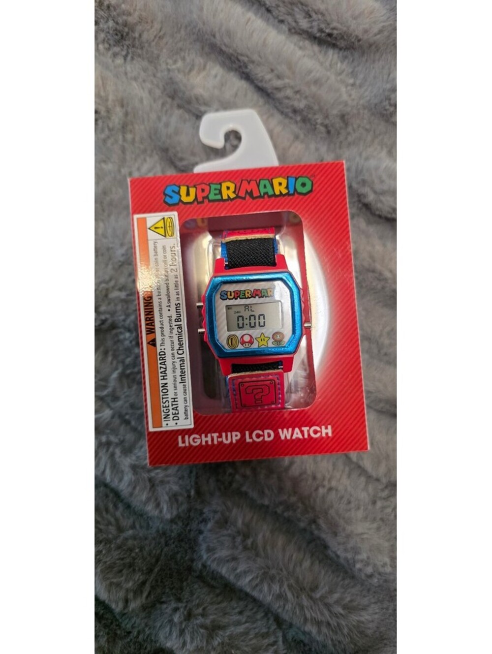 Super Mario Light Up LCD Watch